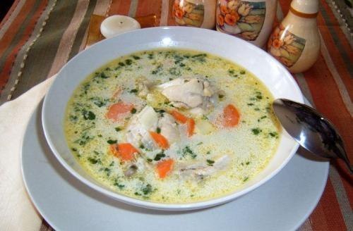 "Украинский суп с галушками"