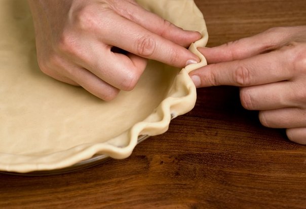 6 способов украшения краёв пирога