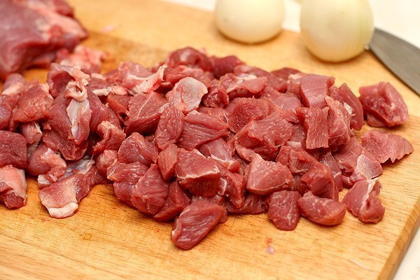 Мясо в армянском лаваше 