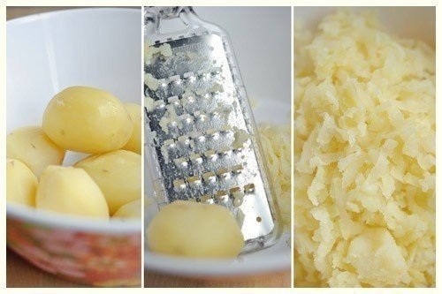 Картофельные оладьи с сыром