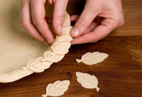 5 способов украшения краёв пирога
