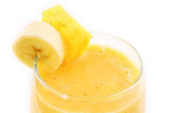 Фруктовый коктейль "Банан + апельсин + ананас"